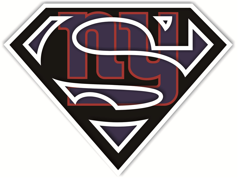 New York Giants superman logos fabric transfer